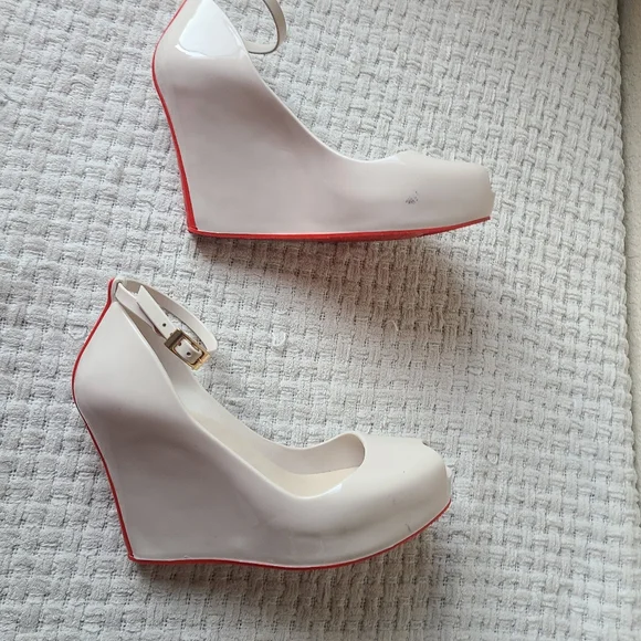 PATCHULI X BY MELISSA PLATFORM WEDGES Women's Size 6 - Picture 4 of 13